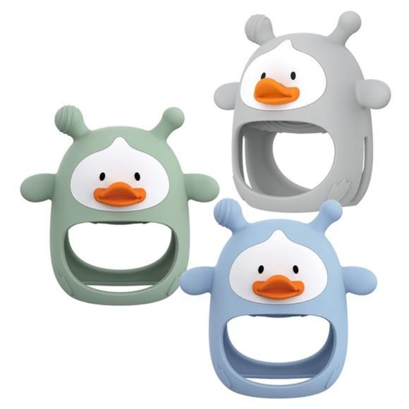 【3 Packs】 Teething Toys for Babies 0-6 Months, Never Drop Silicone Baby Teether, - Picture 1 of 6